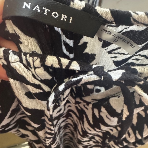 Natori Chibana A-Line Dress. Black & White. Medium. Excellent Condition. - Picture 3 of 8